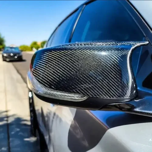 Q50 Carbon Fiber Mirror Caps