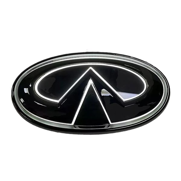 q50 black led emblem high qaulity min Cart - V7 Motorsports