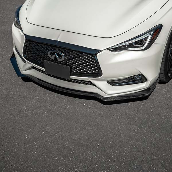 q60 lip cf small1 Q60 Carbon Fiber Front Lip