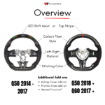 Q50/Q60 Custom Steering Wheel - (14-17' & 18'+ models) - Image 2