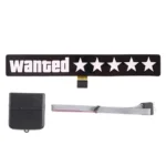 5 STAR LED Wanted Window Sticker - Image 4