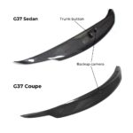 G37 Carbon Fiber Spoiler - Duckbill Style (Sedan & Coupe Models) - Image 5