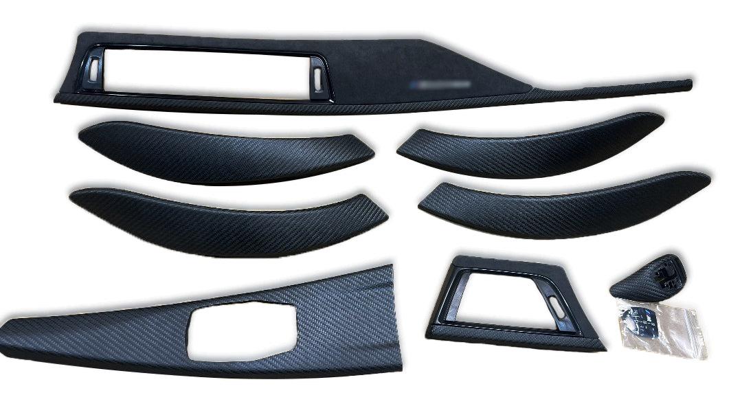 Carbon-Fiber-Alcantara-Dashboard-Interior-Trim-Set-BMW-F30-3-Series-F32F33F36-4-Series.jpg Carbon Fiber Dashboard & Interior Trim Set - BMW F30 3 Series & F32/F33/F36 4 Series (LHD) - Image 1