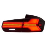 X5M-LCI-Style Smoked LED Taillights for BMW F80 M3 & F30 3 Series (2012-2018) - Image 5
