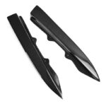 V Style Carbon Fiber Rear Canard Splitters - BMW F30 3 Series (2012-2018) - Image 5