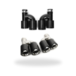 BMW MP Style Carbon Fiber "h" Exhaust Tip |