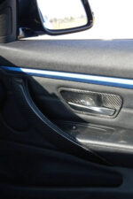 BMW F-Series Carbon Fiber Interior Door Bowl Trim Set - Image 2