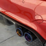 BMW MP Style Carbon Fiber Dual Exhaust Tip - Image 4