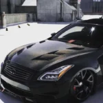 G37 Carbon Fiber Hood - Vented (AMS Style) (Coupe & Sedan Models)